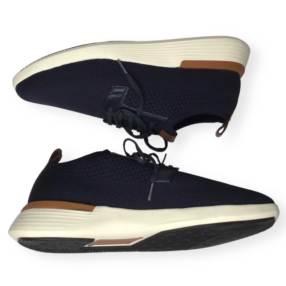NWOT WOLF & SHEPARD SwiftKnit Derby Sneaker in Navy Size 8.